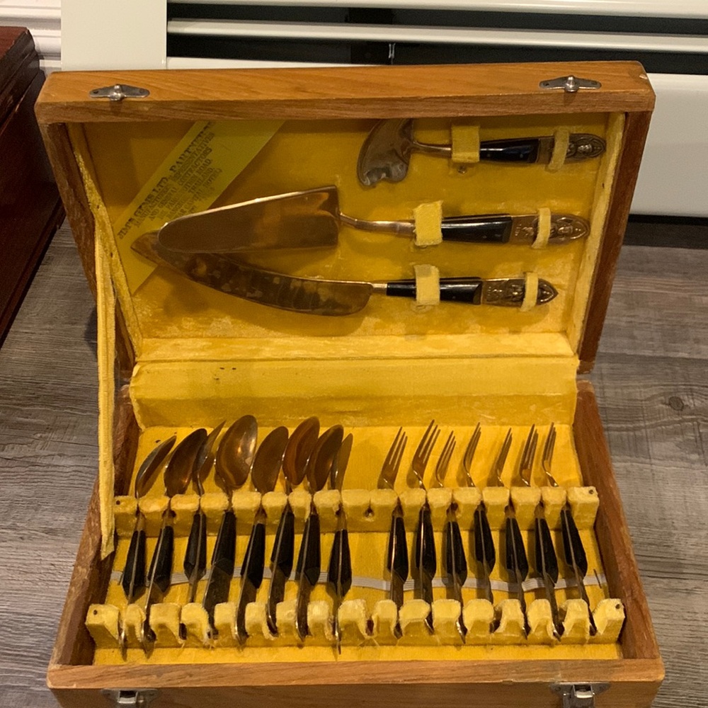 1960’s Thailand silverware set